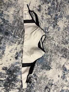 PINK White & Black Sports Bra